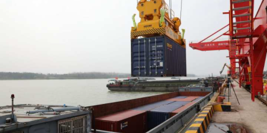 海河联运，浙江兰溪到江苏太仓集装箱航路正式开明