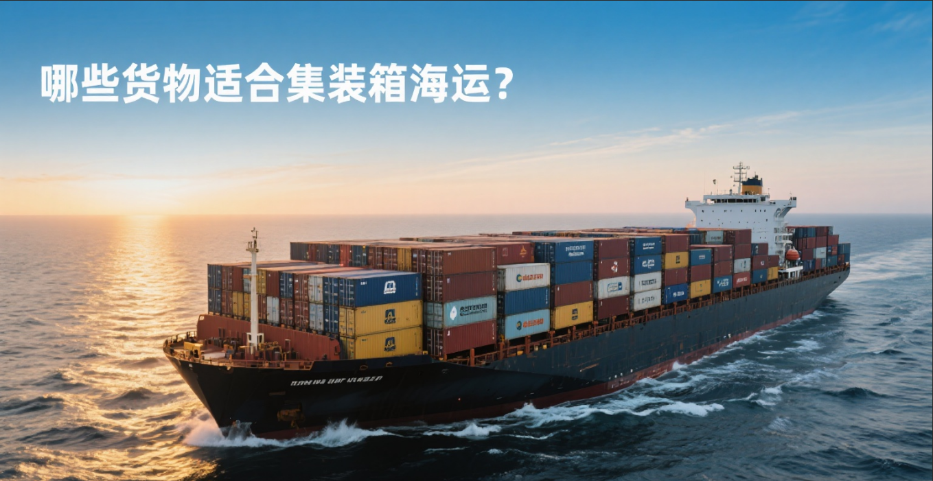 哪些货物适合集装箱海运？